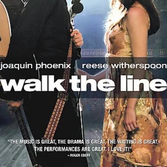 Walk the Line DVD Johnny Cash Phoenix Witherspoon Goodwin Academy Award PG13 NEW - Picture 2 of 3